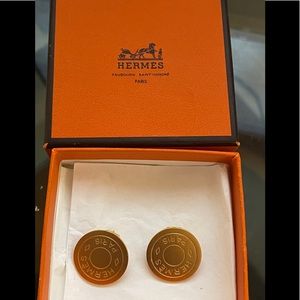 Hermes Clou De Selle Earrings